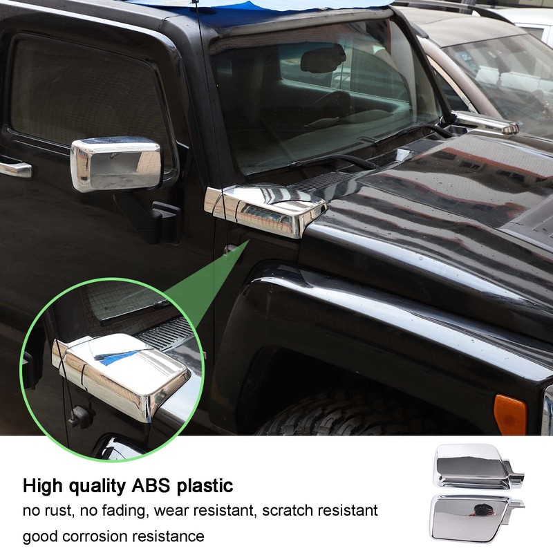 PIUGILH Fit for Hummer H3 2005-2009 Side Air Intake Hood