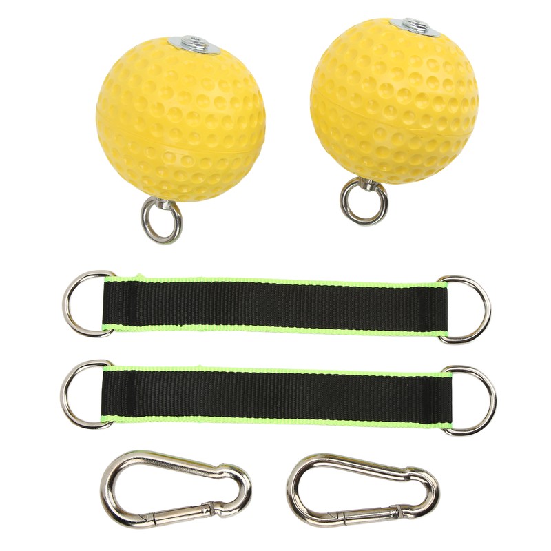 Climbing Pull Up Hand Grips Ball Set with Webbing Buckle