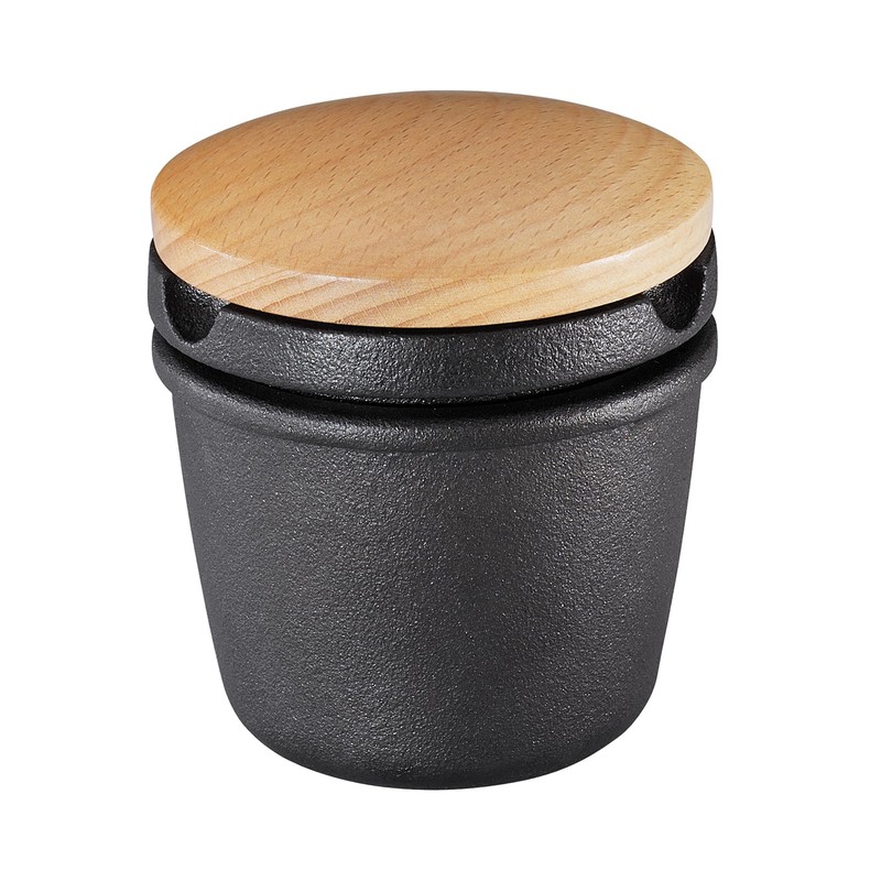 Zassenhaus Cast Iron Spice Grinder Set with Beech Wood Lid,