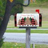 Kcldeci Merry Christmas Tree Magnetic Mailbox Cover Happy New Year