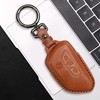 Tukellen for Volkswagen Leather Key Fob Cover Compatible with VW