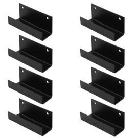 GBGS 8 Pcs Wall Bracket,1-1/4"Inner Width,U Shap Support Hanger for Tile,Panel