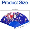 Fat-catz-copy-catz 1x Blue Flowers Fabric & Plastic 23cm Length Wedding