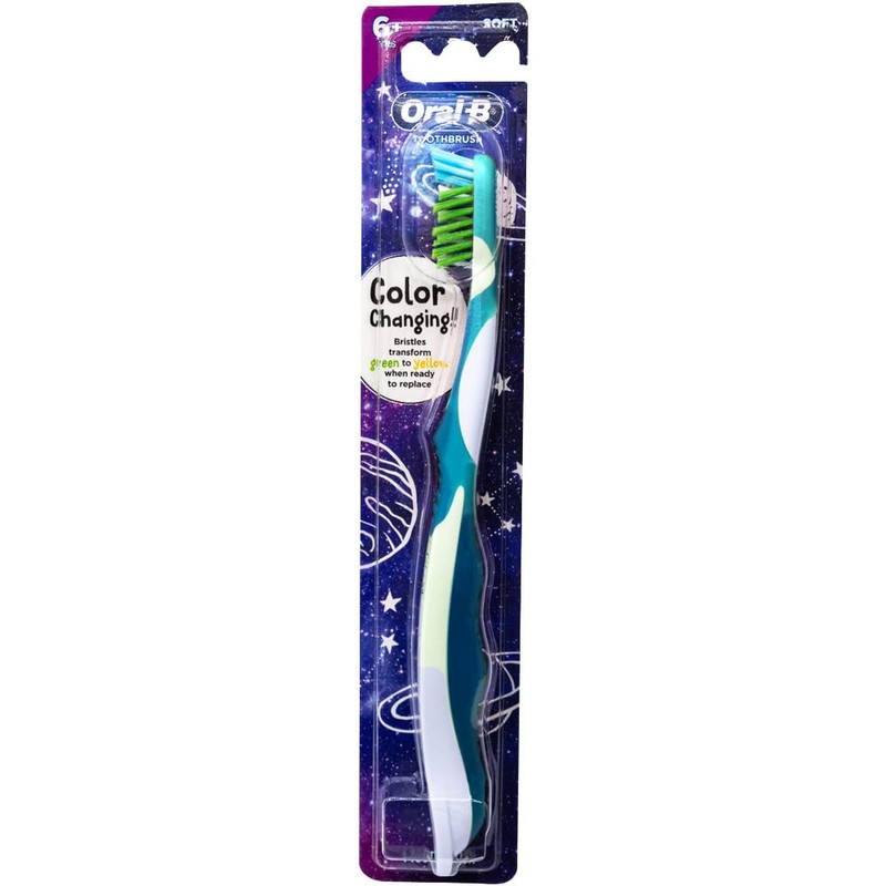 Oral-B Pro-Health Junior CrossAction Galaxy Toothbrush, Ages 6+, Soft -
