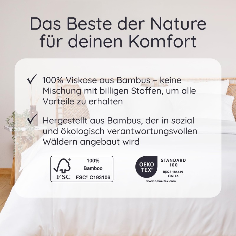 Bambaw - Fitted Sheet 90 x 200 cm White -
