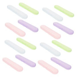 NOLITOY 20pcs Tweezer Carrying Case Compact Organizer for Eyelash Extensions Ear Picks and Eyebrow Trimmers with Scratch Resistant Interior Multifunctional Storage Box for Travel and Daily