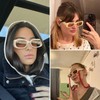 YAMEIZE Rectangular Sunglasses for Men and Women Pack of 2