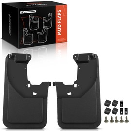 A-Premium Set of 2-PC Rear Mud Flaps Splash Guards Compatible with Ford Bronco 2021-2024 Sport Utility, Left & Right Mudguards Mudflaps, with Hardware Accessories (Not for Bronco Sport Models)