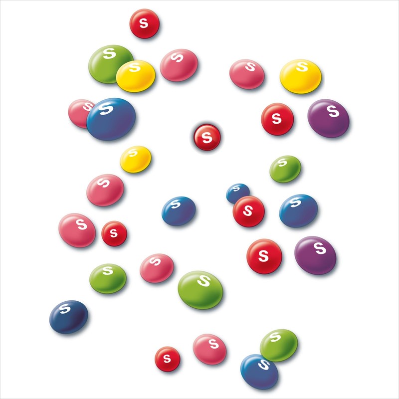 Skittles Lollies Fun Size Variety Pack 32 Pieces (Fruits, Sours,