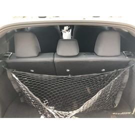 EACCESSORIES EA Rear Trunk Organizer Cargo Net for Toyota C-HR 2018-2022 – Envelope Style Cargo Net for SUV - Premium Mesh Elastic Car Trunk Organizer Vehicle Carrier Storage –Compatible with C-HR