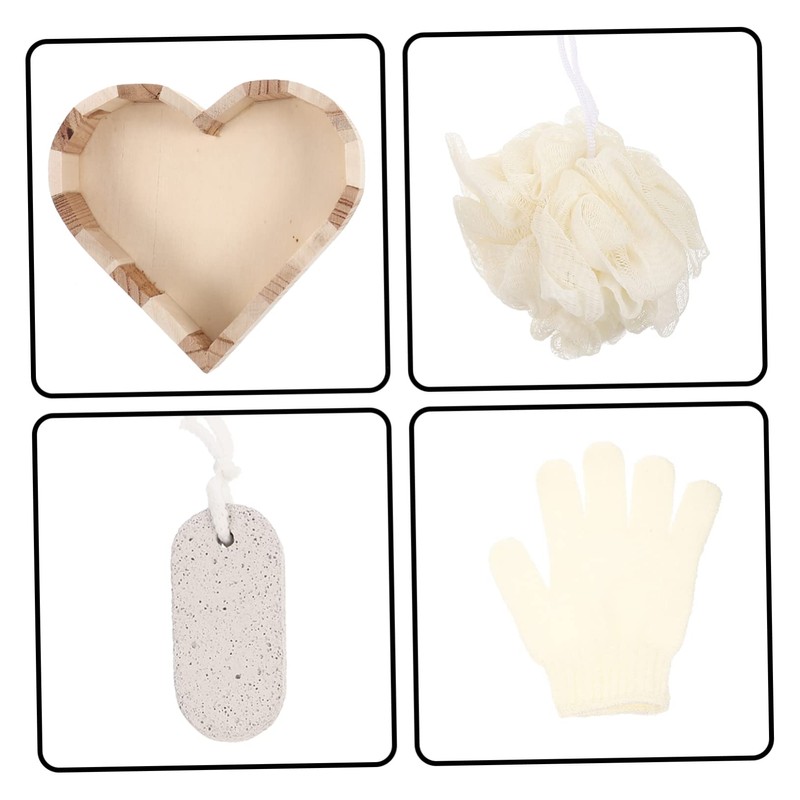 IWOWHERO Foot Scraper Body Scrubber Set Bath Tool Kit Ideal