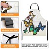 Britimes Watercolor Butterfly Animal Blossom Apron Home Kitchen Cooking Baking