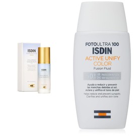 ISDIN Isdinceutics hyaluronic concentrate, serum facial ligero y ultrahidratante, con acido hialuronico - 30ml  FotoUltra 100 Active Unify SPF 50,... 