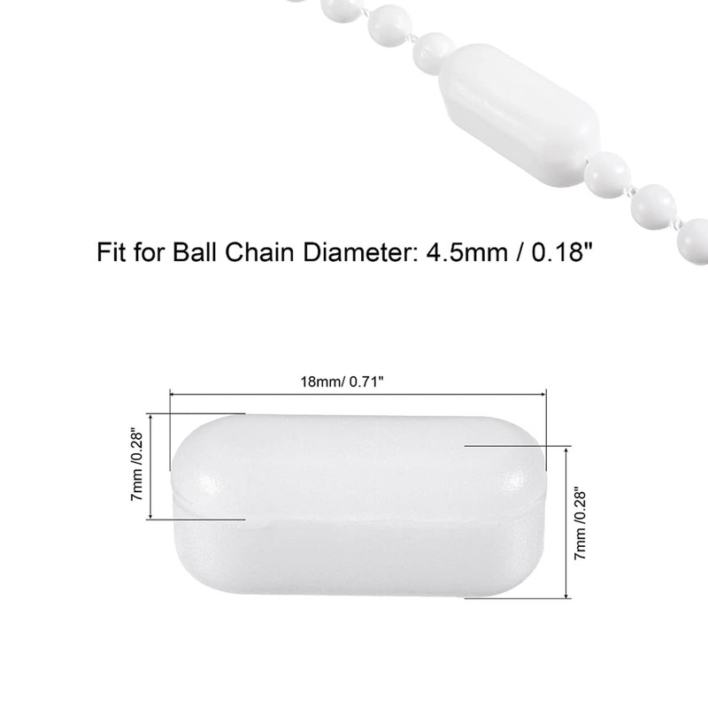 LICQIC Roller Blind Cord Connector Clips, Replacement Blind Pull Cord