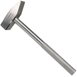 WEDO Cross Pein Hammer with Stainless Steel Handle, Engineers'Hammer, Stainless Steel, Corrosion Resistant, Rust Proof, Durable, Environmental friendly, 500g