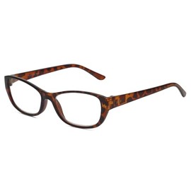 Calabria L 15577 Cat Eye Eyeglasses Frame Crystal Tortoise Havana Brown Gold Women Clear Demo Lenses Glasses Trendy Eyeglass