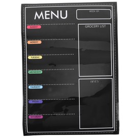 KICHOUSE Magnetic Notepad for Fridge Dry Erase Board for Meal Planning Household Menu Board