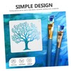 TEHAUX 12 Sheets Tree of Life Template DIY Wall Painting