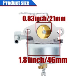 Yingshop Adjustable Carburetor for Tecumseh 632107 632378 632536 640084 640105 640299 632107A 632378A 640084A 640084B 640299A 640299B 3.5HP 4/5HP HSK40 HSK50 HS50 HSSK40 HSSK50 HSSK55 LH195SA LH195SP