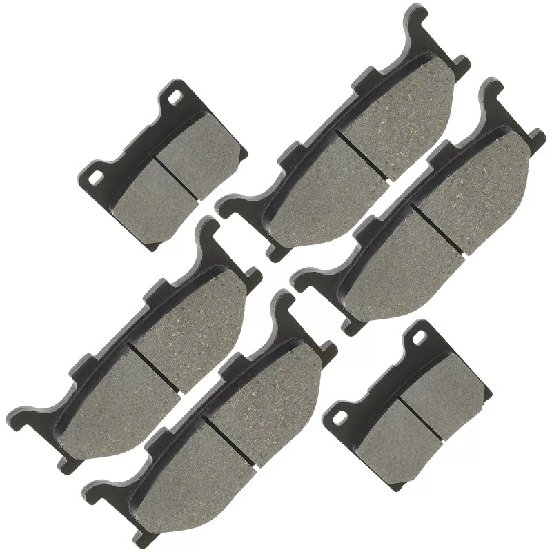 Caltric Front Rear Brake Pads for Yamaha XVS1100 V-Star 1100