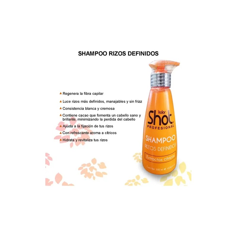Shampoo Rizos Definidos Sin Sal Con Aceite De Coco Para