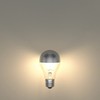 ledscom.de 2 Stück E27 LED Leuchtmittel, A60, warmweiß (2700 K),