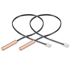 sourcing map 2pcs 5K NTC Thermistor Probe 15.7 Inch Copper Sensitive Temperature Sensor