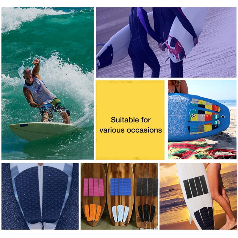 Surfboard Traction Pad | Anti-Slip Surfboard Deck Grip Traction Pad