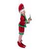 RAZ Imports Posable Christmas Elf, 16" Tall, Red and Green