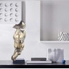 Thinker Statue, Silence is Gold Abstract Art Sculpture, Ponder Statue,
