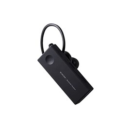Elecom LBT-HSC10WPMPBK Bluetooth Headset, Waterproof (IPX5 Compatible), Single Ear, Hands-free Calling, Black, Approx. 1.0 x 2.1 x 1.4 inches (25 x 54 x 35 mm) (Excluding Projections)