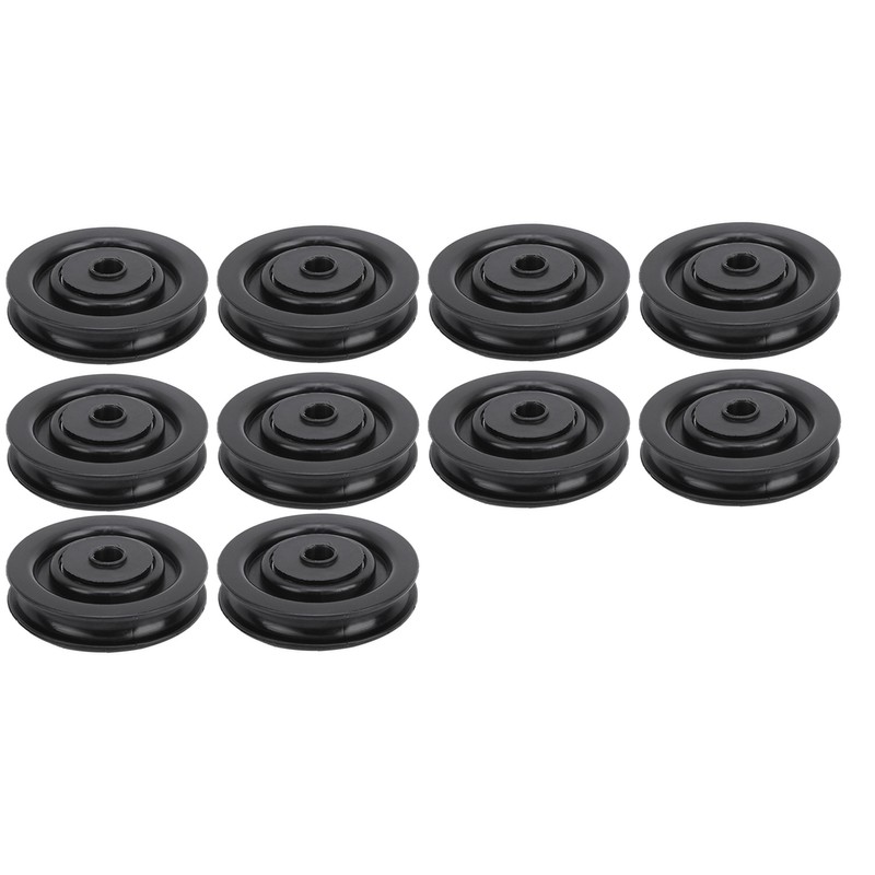 10Pcs Universal Pulley Wheel Fitness Hoisting Equipment Accessories Nylon Bearing