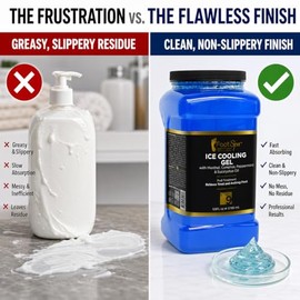 Foot SPA - Gel de masaje para pedicura, gel refrescante con acabado de mentol y menta para pedicura profesional, sin sulfatos, sin silicona, sin cruel