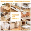 72 Inch Clear Round Table Cover Protector 1.5mm Thick Table