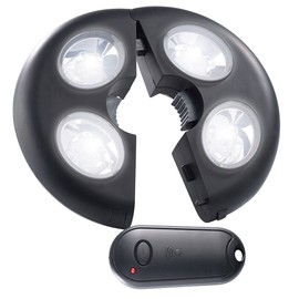 Lunartec Parasol Lighting: Bright LED Shade Light LSL-120 IP44 Remote Control Dimmable 120 lm (LED Parasol Lighting)