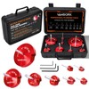 VANSORK 8 Pieces PVC Pipe Reamer Kit with 1/2 inch,