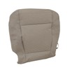 Zieichy Driver Side Bottom Replacement Cloth Seat Cover Tan Compatible