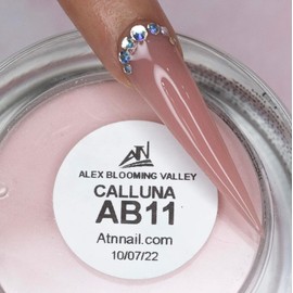 ALEX Blooming Valley Nude Acrylic Powder Set â€“ 18 Colors for Nails | Professional Nude Tones for Nail Art, Dipping, 3D, and Acrylic Application (AB11 - CALLUNA, 2 OZ)