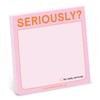 1-Count Knock Knock Seriously?! Sticky Note (Pastel Version, 3 x