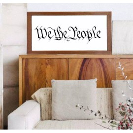 Unbranded We The People Stencil For Painting Wood Signs - Reuseable Plastic - US Constitut
