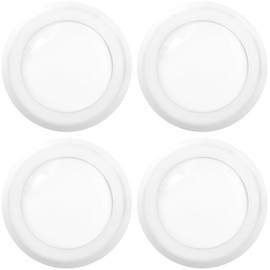 Sunco 5/6 Inch LED Disk Lights, Flush Mount Disc Recessed Ceiling Can Lighting, 1050 LM, 3000K Warm White, Dimmable, 15W=75W, Damp Rated ETL 4 Pack