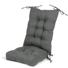 sutailocus Rocking Chair Cushion,Double Non-Slip Chair Cushion with Lacing and Non-Slip Bottom，Suitable for Multi-Scene Application Indoor/Outdoor Rocking Chair Cushions (Dark Gray)