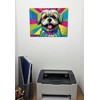 The Plum Penguin Lhasa Apso Pop Art Wooden Wall Decor