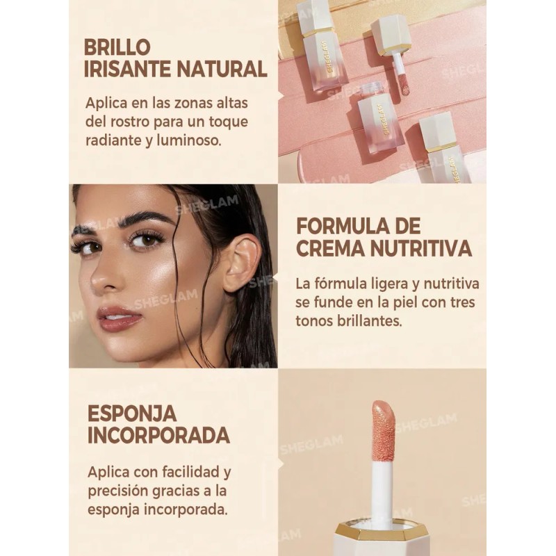 Sheglam Iluminador Líquido Glow Bloom - Bellini Brunch