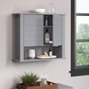 RiverRidge Gray Madison Two-Door Wall Cabinet, Size,Grey