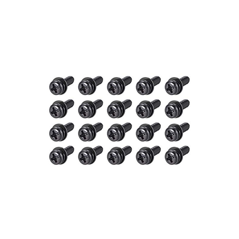sourcing map M5 x 14mm Carbon Steel Phillips Pan Head