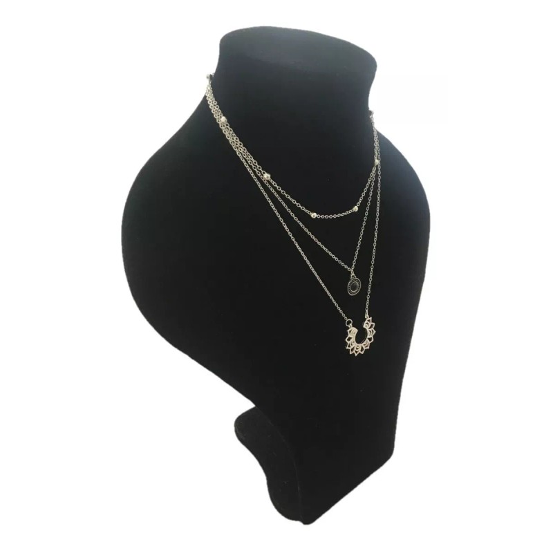 Patry Collar 3 En 1 Mandala Joyería Dama Mujer Regalo