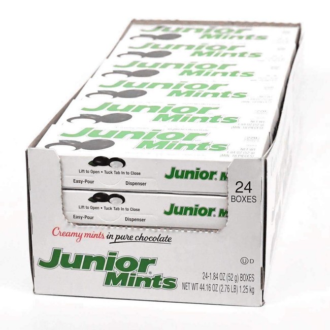 Junior Mints, 1.84-Ounce Boxes (Pack of 24), Set of 2