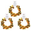 Brite Star 9ft Maple Leaf Wire Garland,Orange(Set of 3)