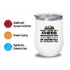 Flairy Land Chess White Wine Tumbler 12oz - not as
